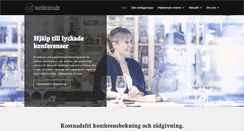 Desktop Screenshot of konferenside.se