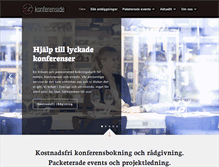 Tablet Screenshot of konferenside.se